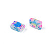 2-Hole Opaque Glass Seed Beads SEED-N004-002-A05-4