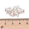 Brass and Enamel Fold Over Clasp KK-B100-046S-3