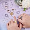 Unicraftale DIY Star Charm Cuff Ring Making Kit DIY-UN0003-68-5