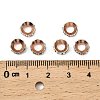 Brass Rhinestone Spacer Beads X-RB-A020-7mm-01RG-3