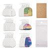 DIY Sublimation Dangle Earring Making Finding Kits DIY-BY0001-36-2