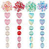 SUPERFINDINGS 180Pcs 12 Style Transparent Glass Cabochons GGLA-FH001-01-1