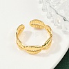 Brass Adjustable Cuff Rings for Women RJEW-B132-02A-G-3