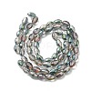 Electroplate Glass Beads Strands EGLA-J013-4x6mm-H02-3