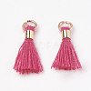 Polycotton(Polyester Cotton) Tassel Pendant Decorations FIND-S275-22G-1