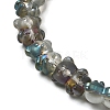 Electroplate Glass Beads Strands EGLA-Q127-A02-01-4