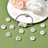Natural Quartz Crystal European Large Hole Beads G-Q442-22-4