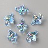 Transparent Acrylic Pendants TACR-TAC0009-07A-1