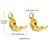 Brass Bead Tips KK-YW0001-53G-3