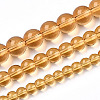 Transparent Glass Beads Strands GLAA-T032-T8mm-08-4