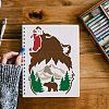 PET Hollow out Drawing Painting Stencils Sets for Kids Teen Boys Girls DIY-WH0172-709-7