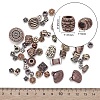 Mixed Antique Style Acrylic Beads MACR-YW0001-37-3