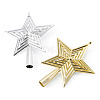 2Pcs 2 Colors Christmas Plastic Big Pendants KY-TA0001-68-2