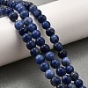 Natural Sodalite Round Beads Strands G-E329-8mm-39-1