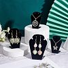 Acrylic Necklace and Earring Displays ODIS-WH0007-12-5