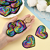 20Pcs Computerized Embroidery Cloth Iron on/Sew on Patches PATC-CY0001-26B-3