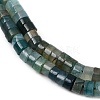 Dyed Natural Agate Beads Strands G-U030-B01-01-4