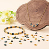 50G 2 Colors 2-Hole Baking Paint Glass Seed Beads SEED-TA0001-70-7
