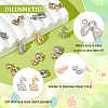 DICOSMETIC 80Pcs 2 Colors Easter 304 Stainless Steel Pendants STAS-DC0012-49-4