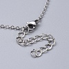 Shell Pearl Dangle Earring & Pendant Necklace Jewelry Sets SJEW-JS01038-4