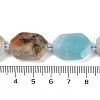 Natural Flower Amazonite Beads Strands G-B125-P03-01-4