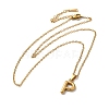 PVD Vacuum Plating 201 Stainless Steel Necklaces NJEW-H033-01G-P-2