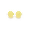 Opaque Acrylic Beads PAB702Y-B01-01-7