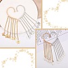 18Pcs 3 Colors Alloy Ear Cuff Findings FIND-YW0004-24-6