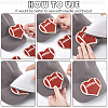 Rugby Theme Towel Embroidery Style Cloth Iron on/Sew on Patches DIY-WH20032-21B-5