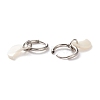 304 Stainless Steel Huggie Hoop Earrings EJEW-JE04404-02-3