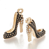 Alloy Enamel Stilettos Pendants ENAM-S115-042A-2