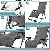 Polyester Fiber Beach Folding Chair Replacement Cloth AJEW-WH20006-375A-03-6