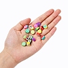100Pcs Handmade Polymer Clay Fruit Theme Beads DIY-YW0002-40-5