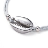 Adjustable Nylon Thread Braided Bead Bracelets BJEW-JB05038-02-2