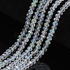 Electroplate Glass Beads Strands X-EGLA-A034-T8mm-L19-1