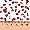 Picasso Spray Painted Glass Seed Beads SEED-T006-04-30-4