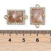 Natural Sunstone Faceted Rectangle Links G-I375-07G-11-3