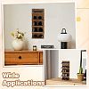 4-Tier Wood Wall Mounted Sunglasses Organizer Holder ODIS-WH0043-184A-4