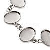 Non-Tarnish 304 Stainless Steel Bracelet Making SA-CBAFBB7-01P-B-2