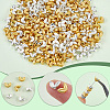 400Pcs 2 Colors Alloy Beads FIND-SP0002-37-6