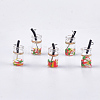 Glass Bottle Pendants CRES-N017-06A-1