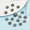 Brass Grade A Crystal Rhinestone Spacer Beads RB-A006-8MM-B-5