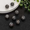 Brass Rhinestone Beads RB-H041-12-6