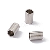 Tarnish Resistant 201 Stainless Steel Cord Ends STAS-G288-01A-P-4