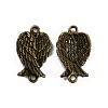 Tibetan Style Alloy Connector Charms FIND-WH0105-32AB-1