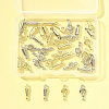 40Pcs 4 Styles Alloy Pendants FIND-FS0004-17-6