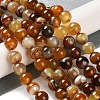 Natural Striped Agate/Banded Agate Beads Strands G-Z060-A01-B09-2
