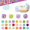 DIY Column Baking Paint Glass Seed Beads Bracelets Making Kits SEED-FS0001-39-5