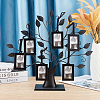 Iron Family Tree Picture Frame Stand AJEW-WH0223-71-5