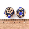 Handmade Resin Indonesia Beads IPDL-S054-008A-02KCG-3